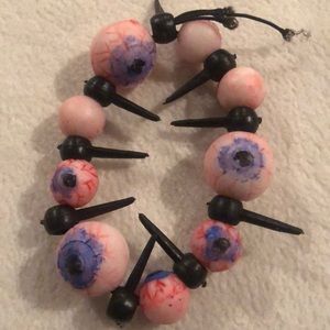 Halloween Accessory Eyeball Stretchy Fun Bracelet